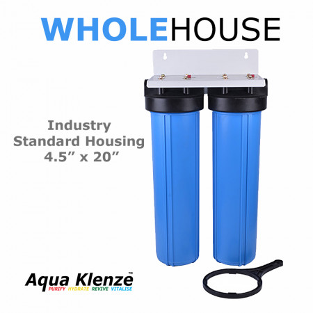 BB20 4.5 x 20 Inch Double Water Filter Housing  Filter Housing