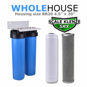 Whole House Double Water Filter & Salt Free Water Softener BB20 Whole House Double Water Filter & Salt Free Water Softener