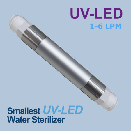 12-24v DC UVC-LED Ultra Violet (UV) Water Treatment Systems E-Coli, Bacteria & Coliforms