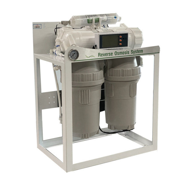 Light commercial direct flow reverse osmosis pumped system