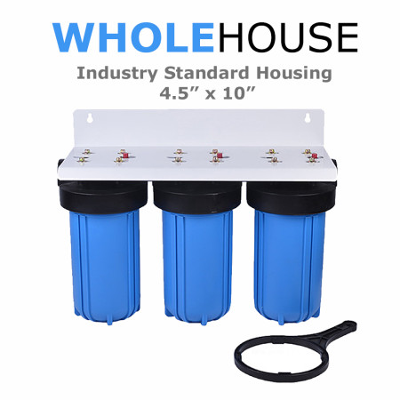 BB10-T Triple Big Blue Filter Housing System Filter Housing