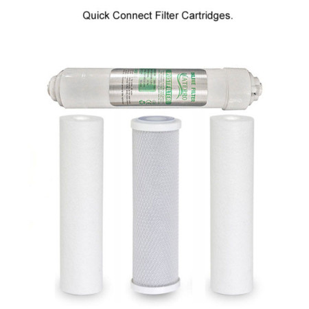 5 Stage Reverse Osmosis Filter Pack with Quick Connect 5 Stage Reverse Osmosis Filter Pack with Quick Connect