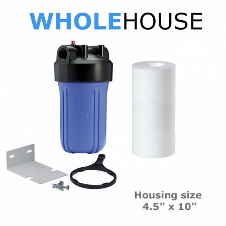 Ultra Violet 5 micron Pre Filter and Housing BB10 Whole House Systems