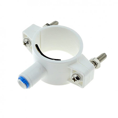 Drain Saddle Valve with 1/4" Quick Connect Accessories SADDLE-WASTE Direct Water Filters