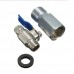 1/2" Feed Water Connector and 3/8" Pushfit Filter Connector Valve