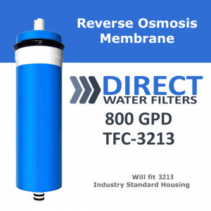 800 GPD Reverse Osmosis RO Membrane for 3213 Housing RO Membranes &  Filters TLC-800 Direct Water Filters