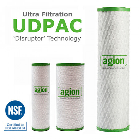 Ultra Disruptor PAC + Nano electropositive water filter cartridge