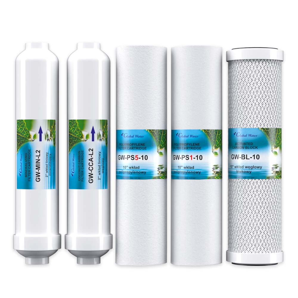 6 Stage Reverse Osmosis Pre & Post filter Pack