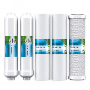 6 Stage Reverse Osmosis Filter Pack  RO Membranes &  Filters