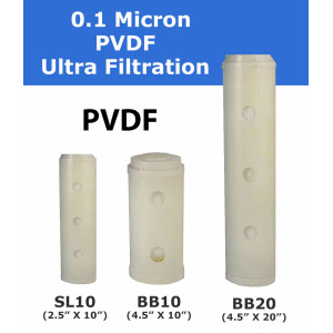 PVDF Ultrafiltration (UF) Membrane Cartridge Drop-In Filter Cartridges