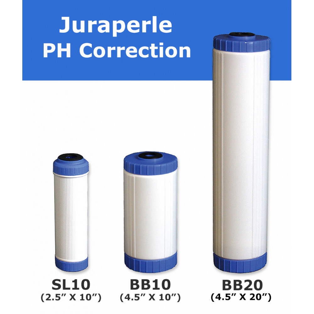 Juraperle pH level rising media for Low pH Water